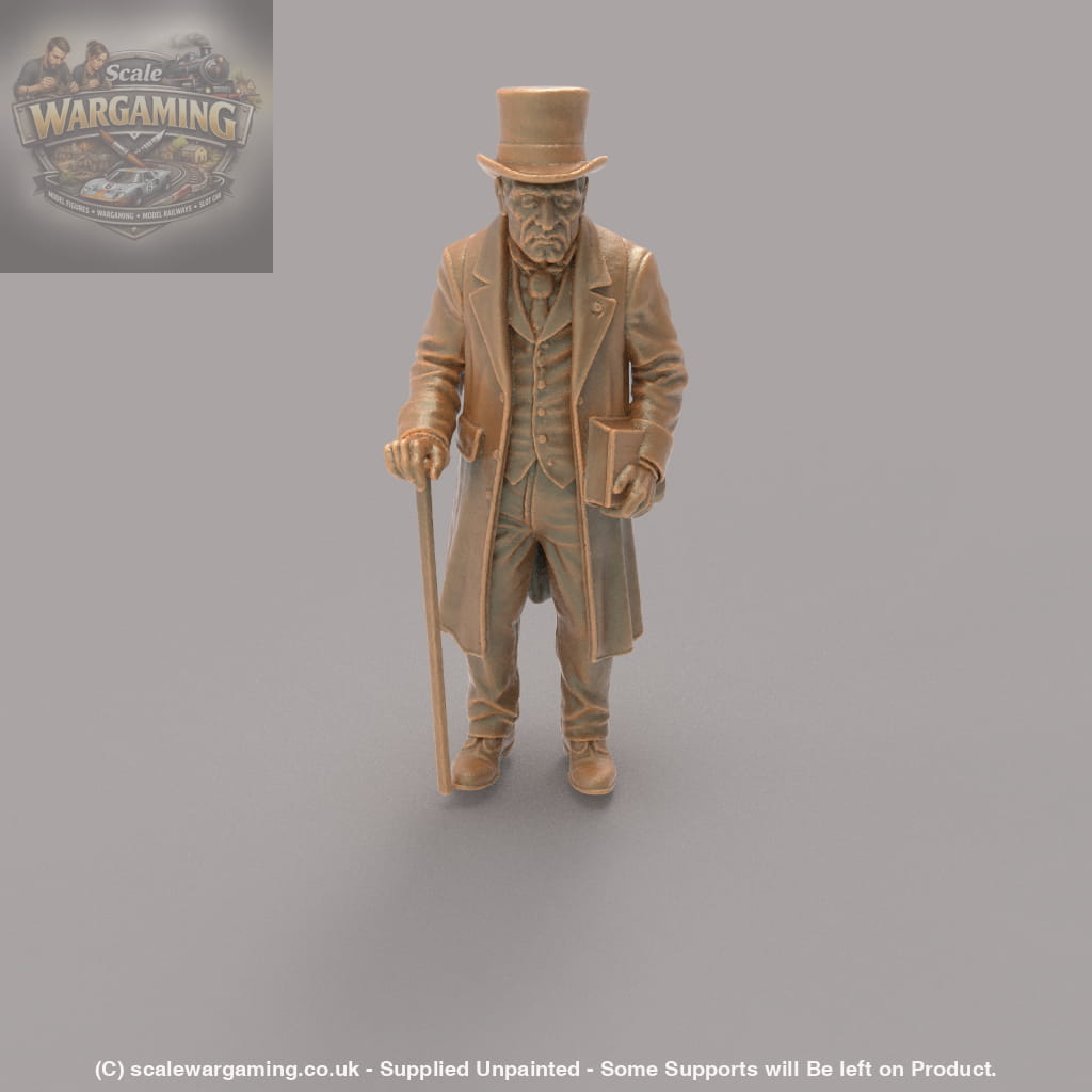 SW6006 Christmas Scenes - Scrooge in top hat - Figure