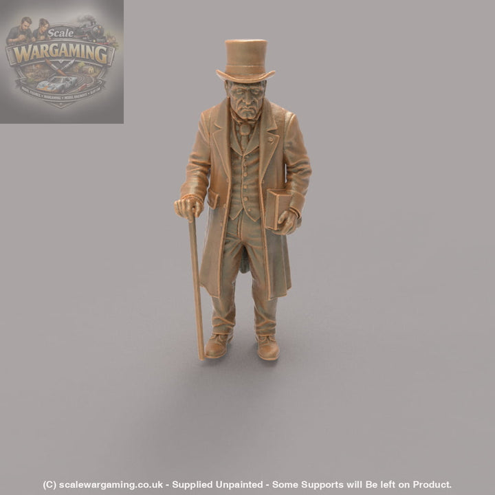 SW6006 Christmas Scenes - Scrooge in top hat - Figure
