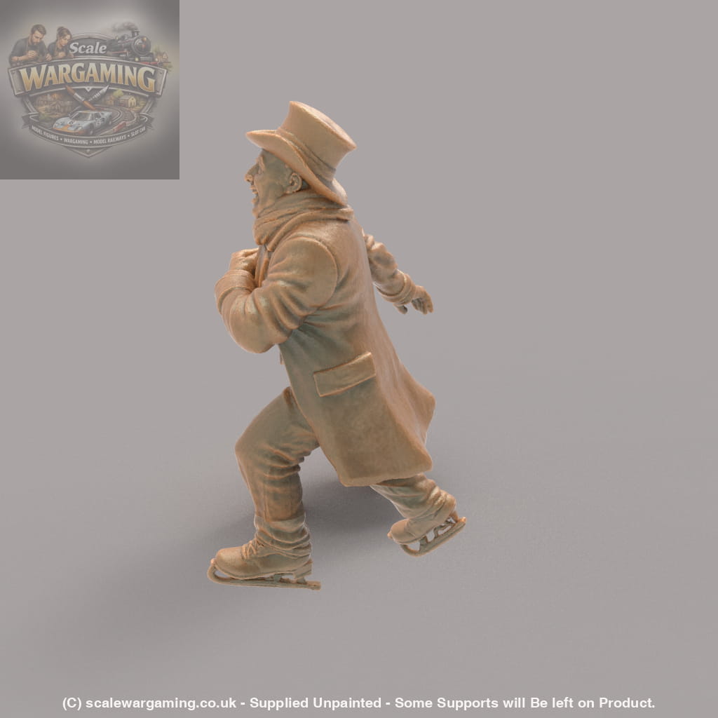 SW6018 Christmas Scenes - Skater A - Figure