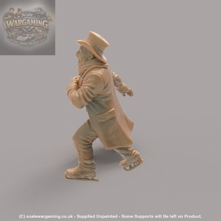 SW6018 Christmas Scenes - Skater A - Figure