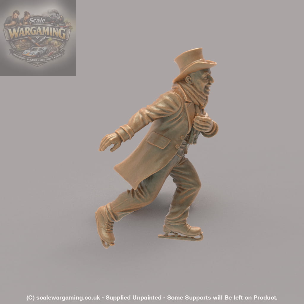 SW6018 Christmas Scenes - Skater A - Figure