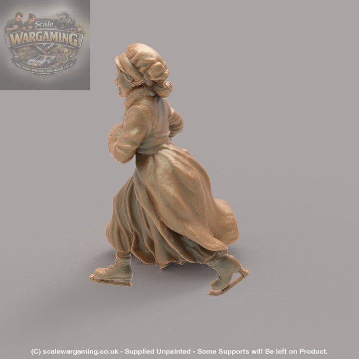 SW6019 Christmas Scenes - Skater B - Figure