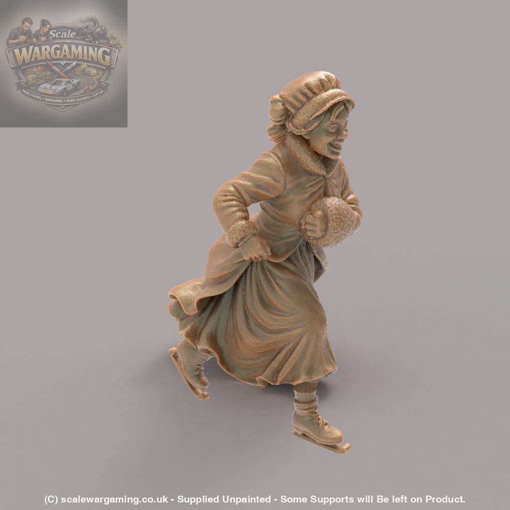 SW6019 Christmas Scenes - Skater B - Figure