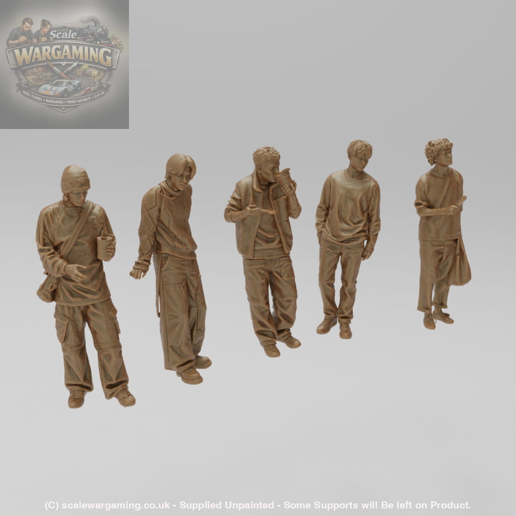 SW6055 Young Teen Boys Shopping - Figure