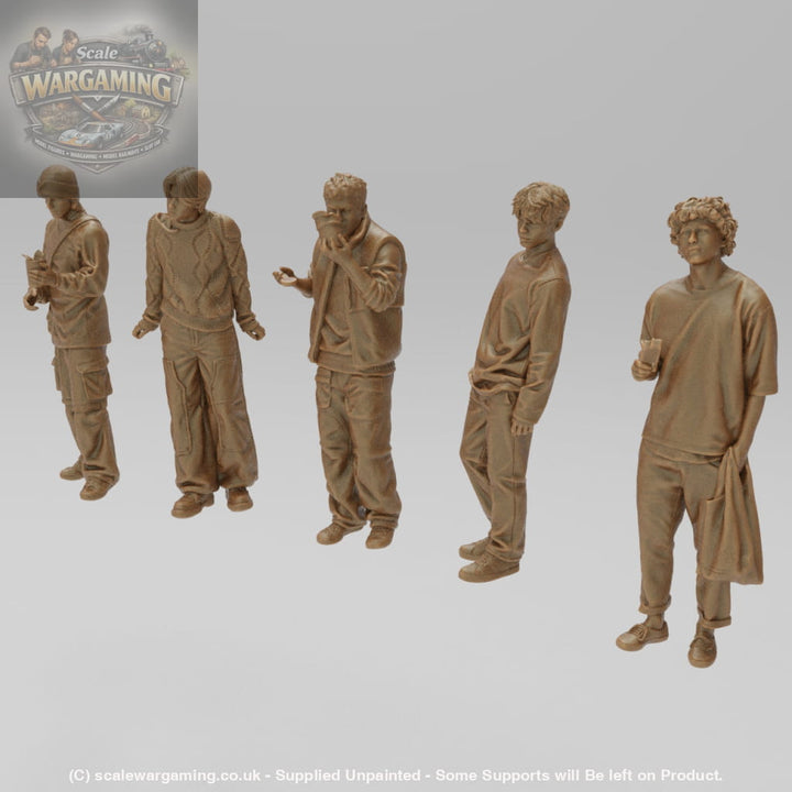 SW6055 Young Teen Boys Shopping - Figure