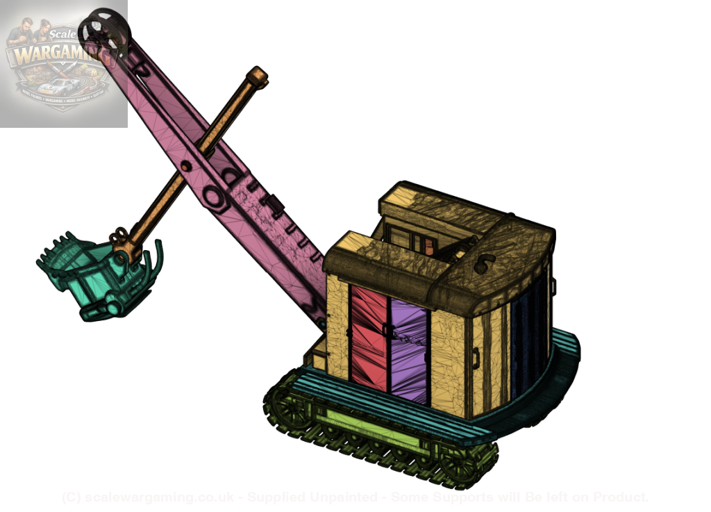 SW7001 Ruston Bucyrus Power Shovel - Figure