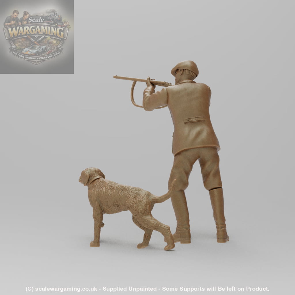 SW729 Farmer/Game Keeper Shooting and Dog - Figure