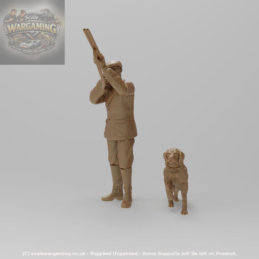 SW729 Farmer/Game Keeper Shooting and Dog - Figure