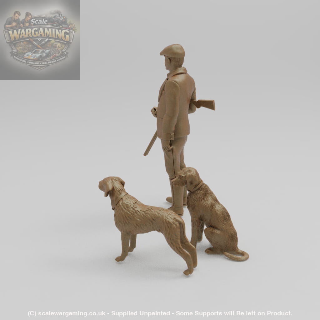 SW731 Farmer/Game Keeper Walking and Dogs - Trade - Figure