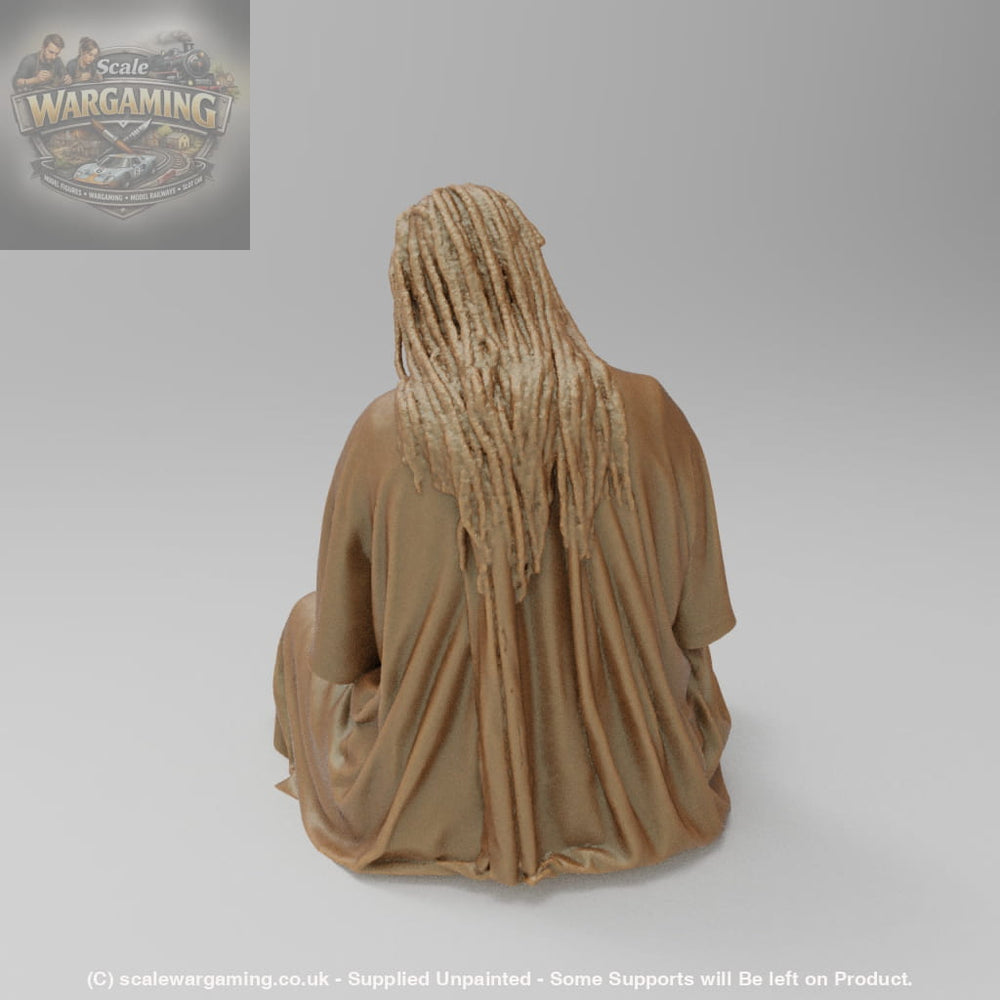 SW8009 Young Mum and Bay Sitting on Floor - Figure