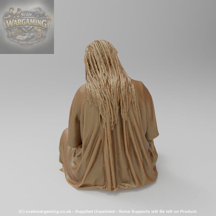 SW8009 Young Mum and Bay Sitting on Floor - Figure