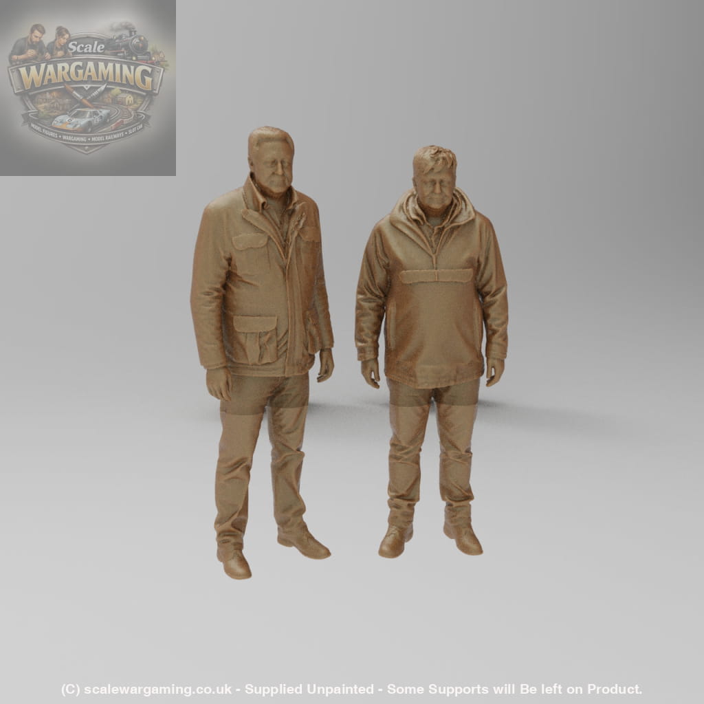 SW8018 2 Farm Hands Chatting - Figure