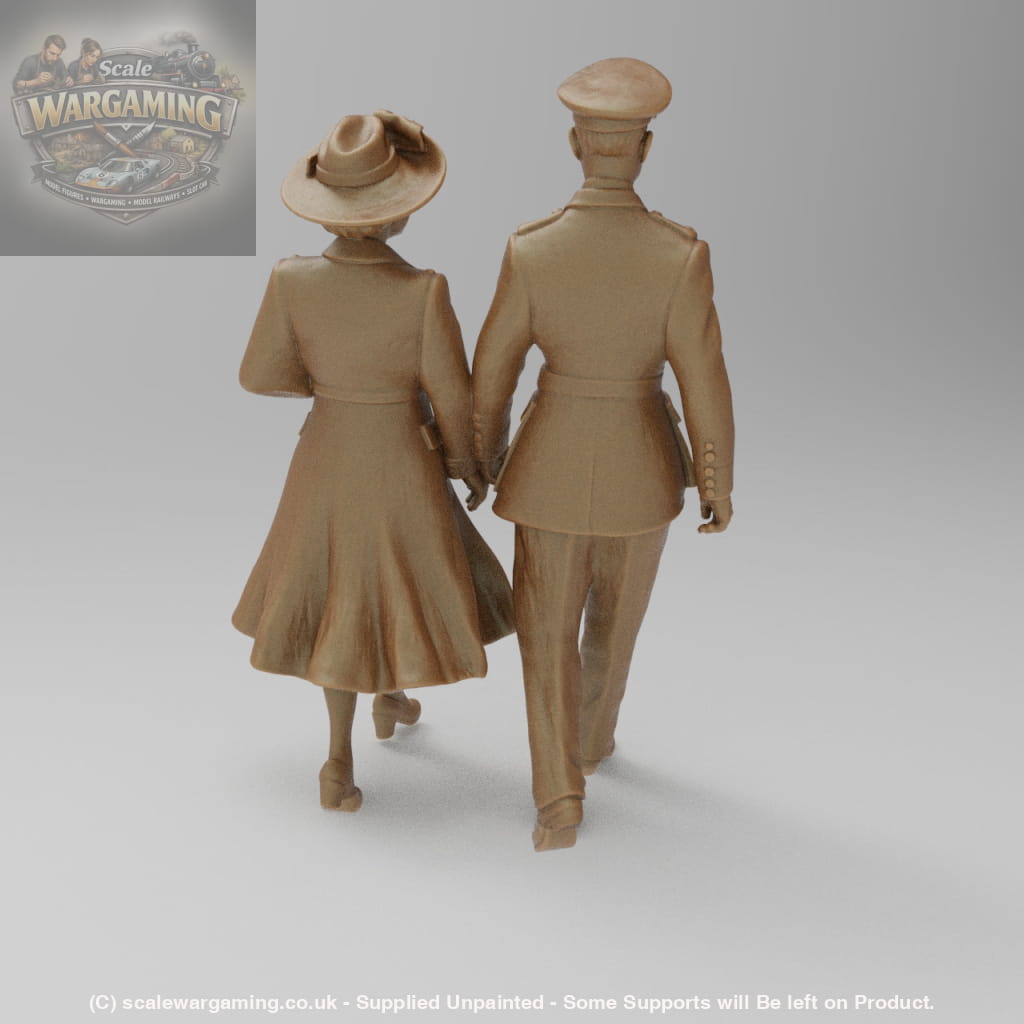 SW8030 WW2 General and wife - Figure