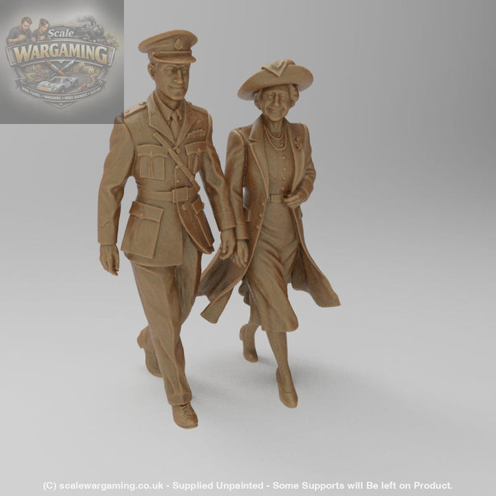 SW8030 WW2 General and wife - Figure
