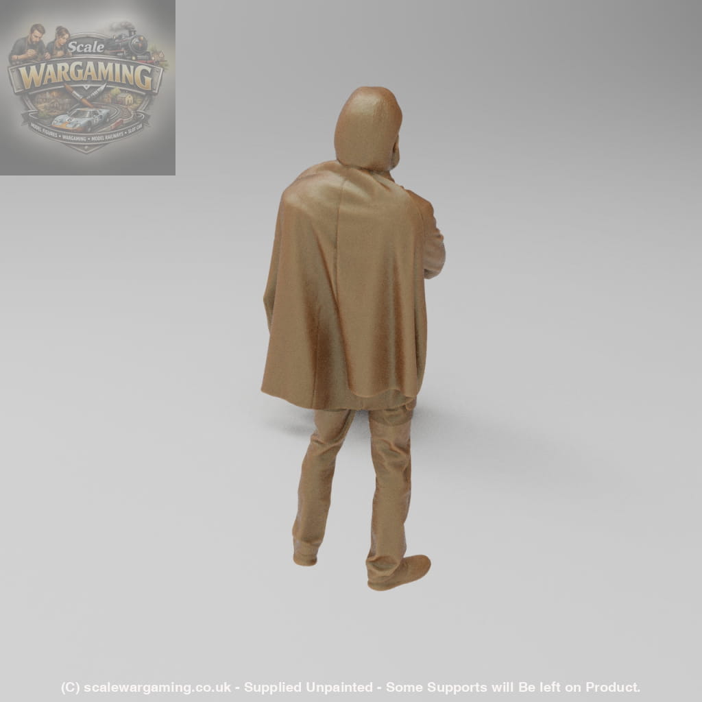SW8035 Male with beard and jacket - Figure