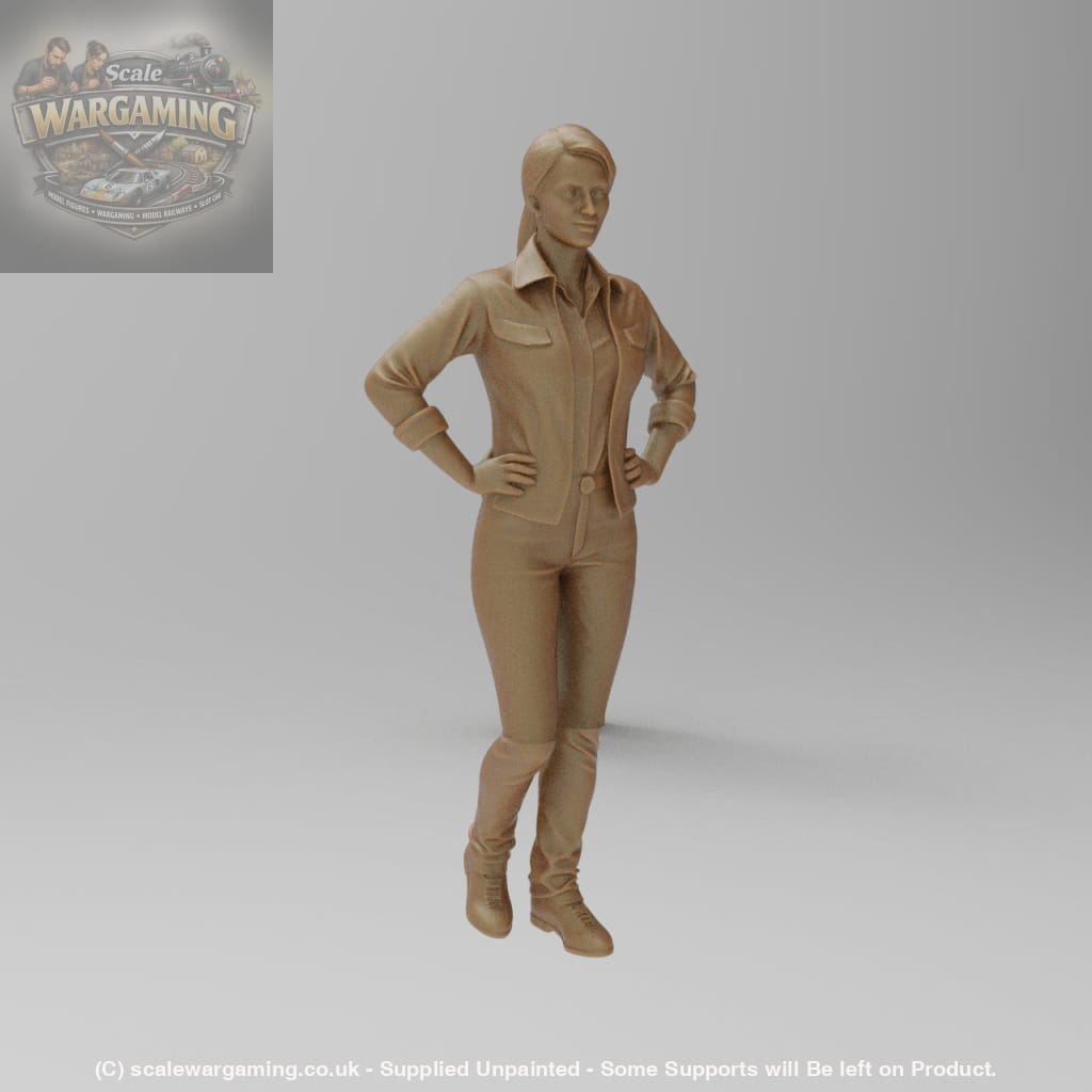 SW8045 Young girl hands on hips - Figure