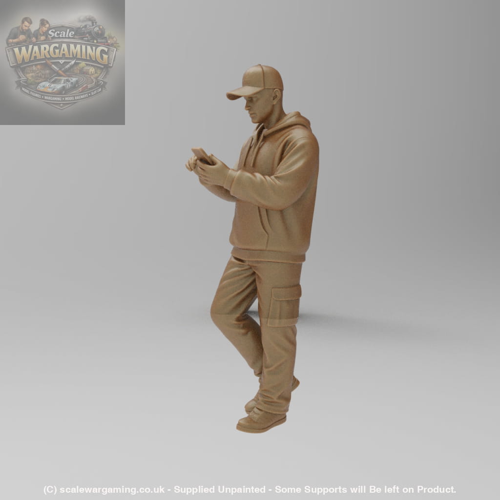 SW8046 Male and phone - Figure