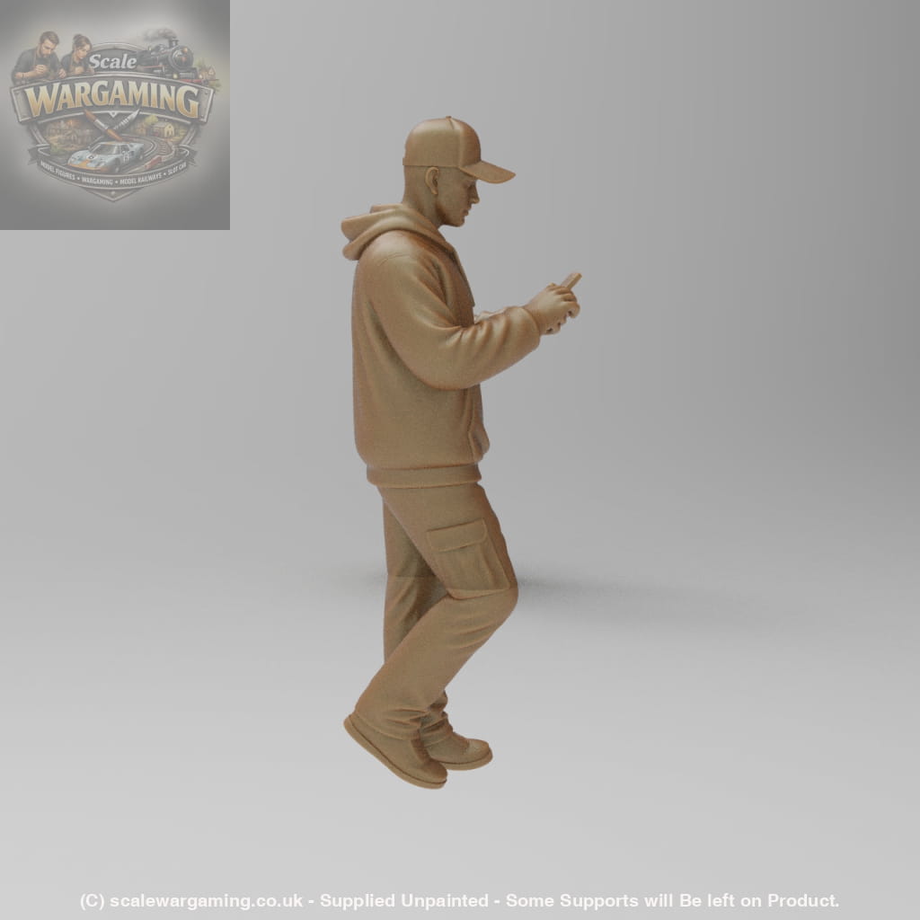 SW8046 Male and phone - Figure