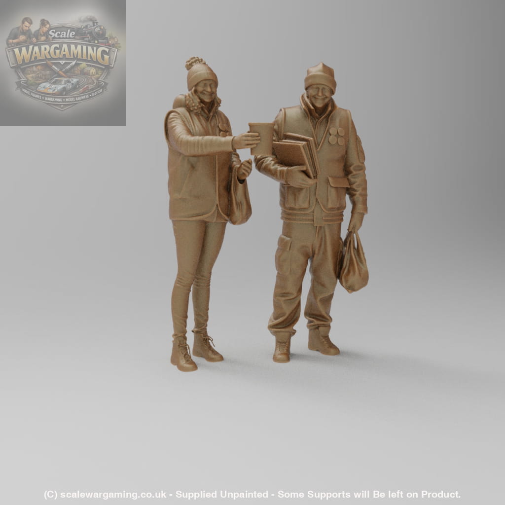 SW8171 2 Street Charity Workers - Figure