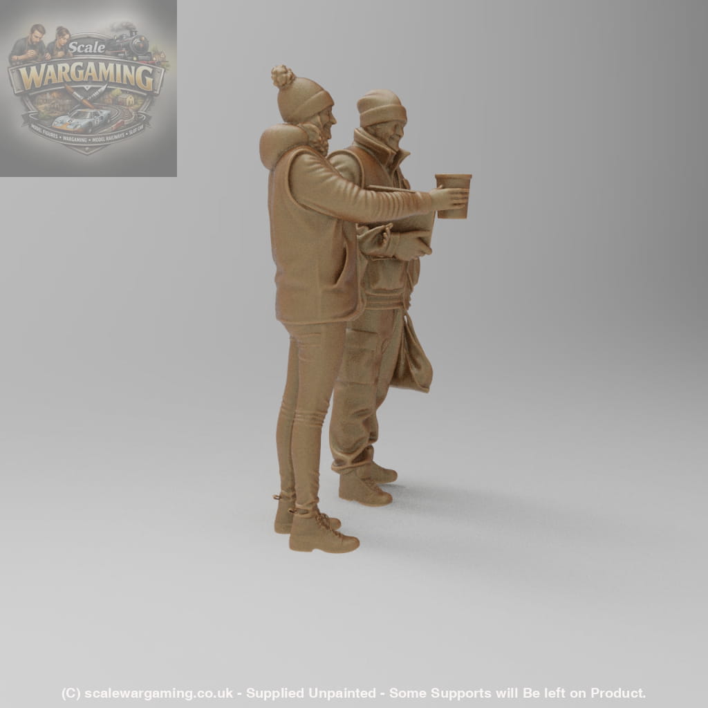 SW8171 2 Street Charity Workers - Figure