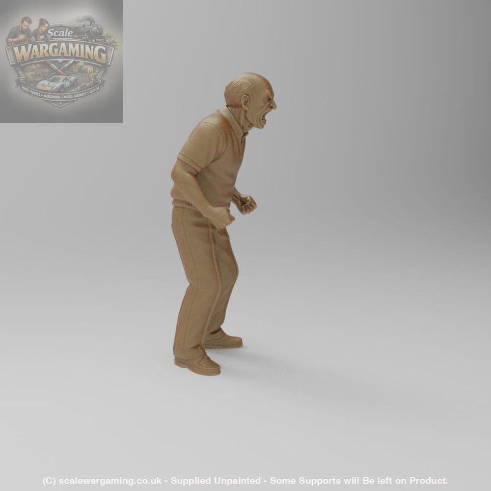 SW8172 Male Angry Pensioner Shouting - Figure