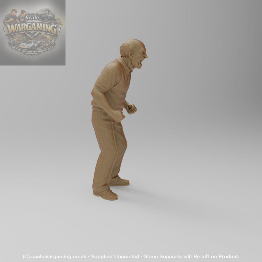 SW8172 Male Angry Pensioner Shouting - Figure