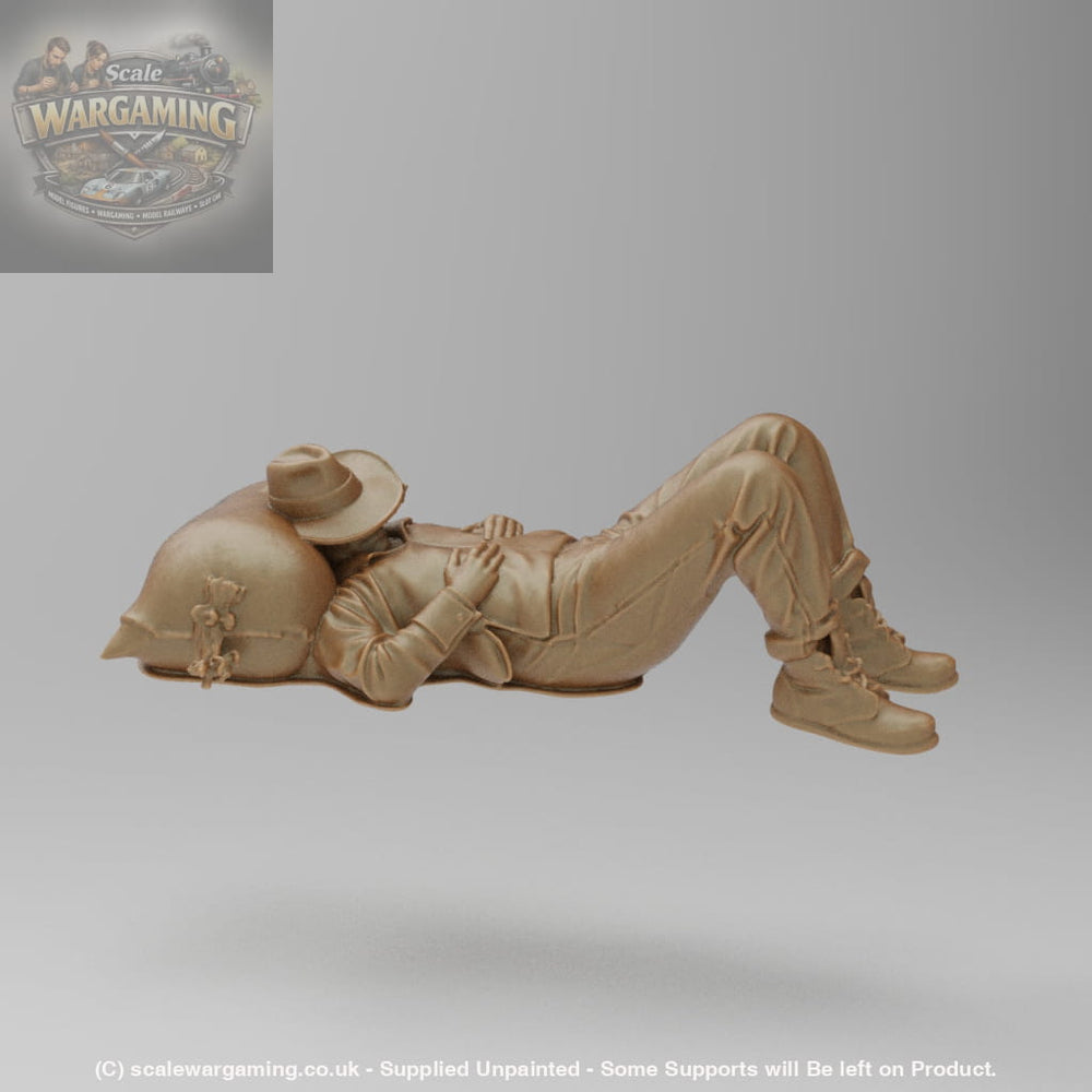 SW8178 Farmer Resting on feed Bag - Figure