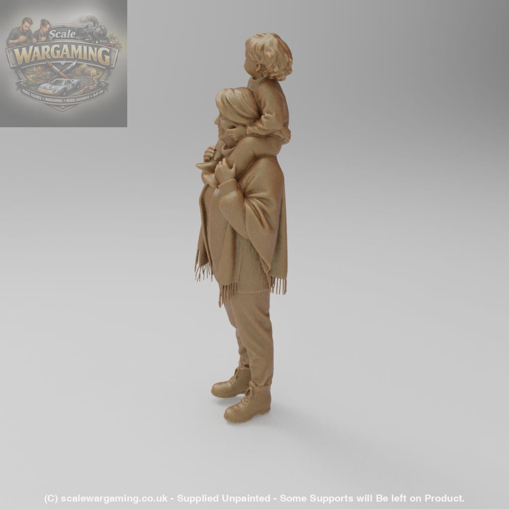 SW8183 Grandma with Child on Shoulders - Figure