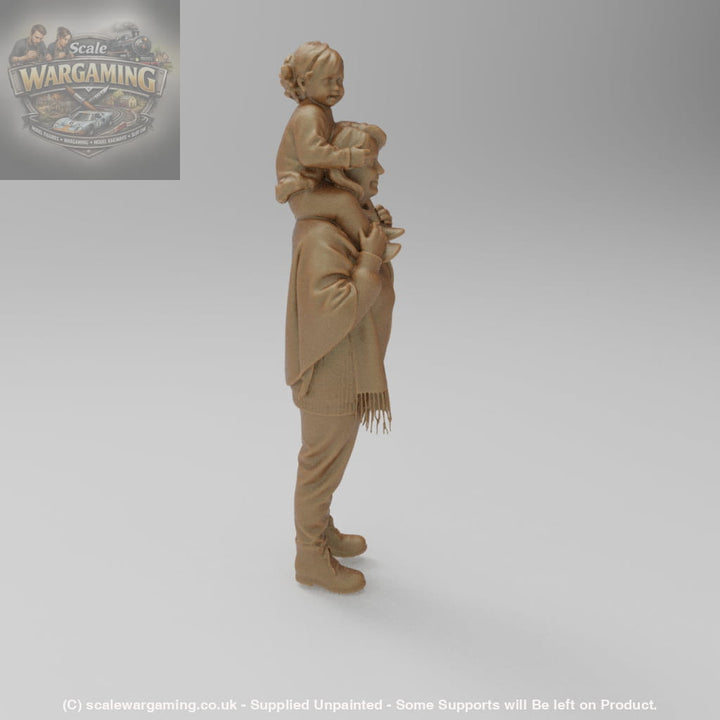 SW8183 Grandma with Child on Shoulders - Figure