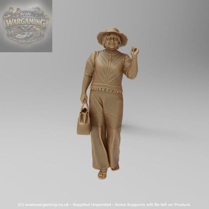 SW8187 Lady in Summer Clothes and Hat - Figure