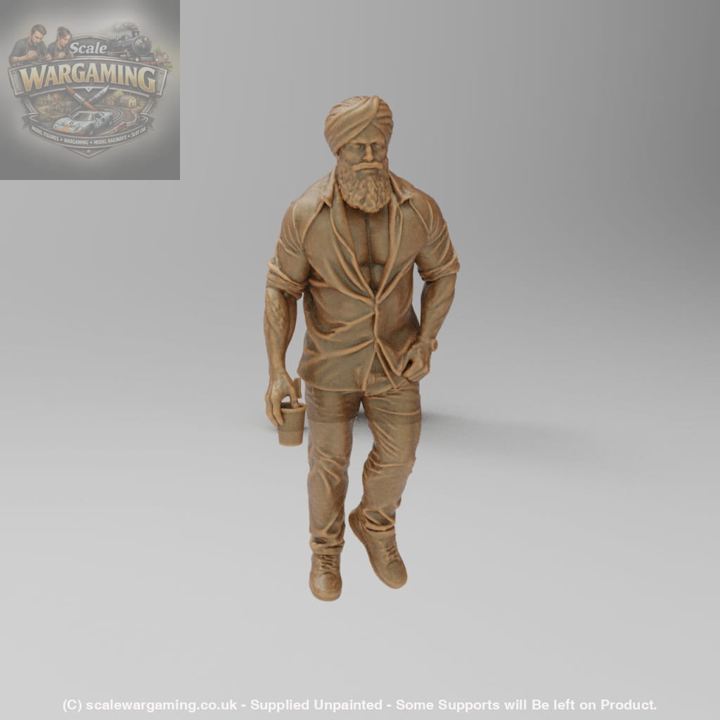 SW8197 Male Sikh Gentleman Walking - Figure
