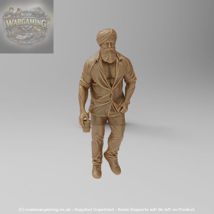 SW8197 Male Sikh Gentleman Walking - Figure