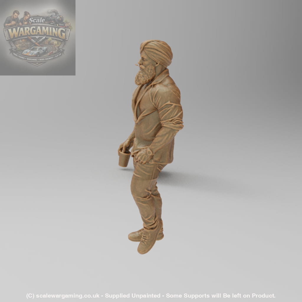 SW8197 Male Sikh Gentleman Walking - Figure