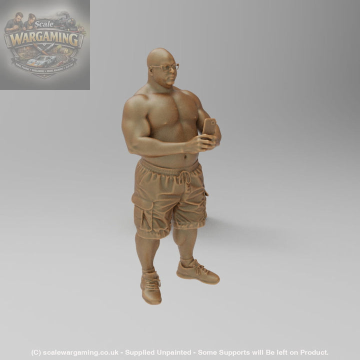 SW8199 Male Body Builder Taking Selfie - Figure
