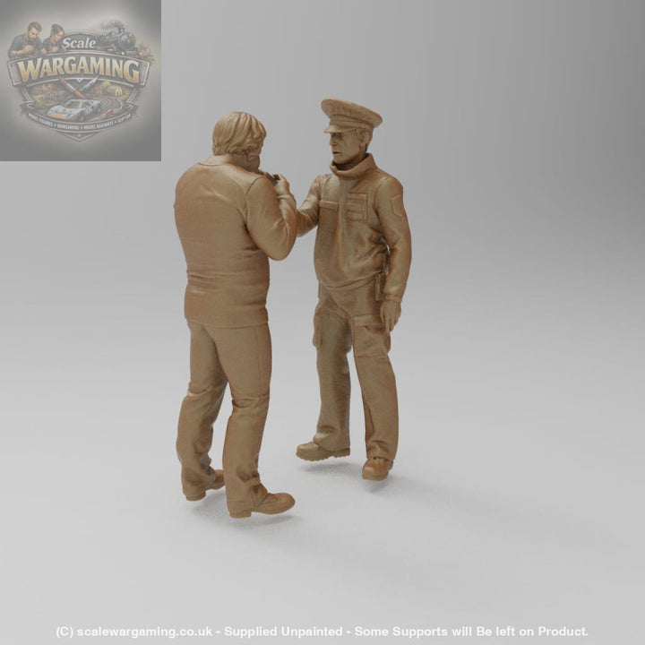 SW8210 Policeman taking breath test - Figure