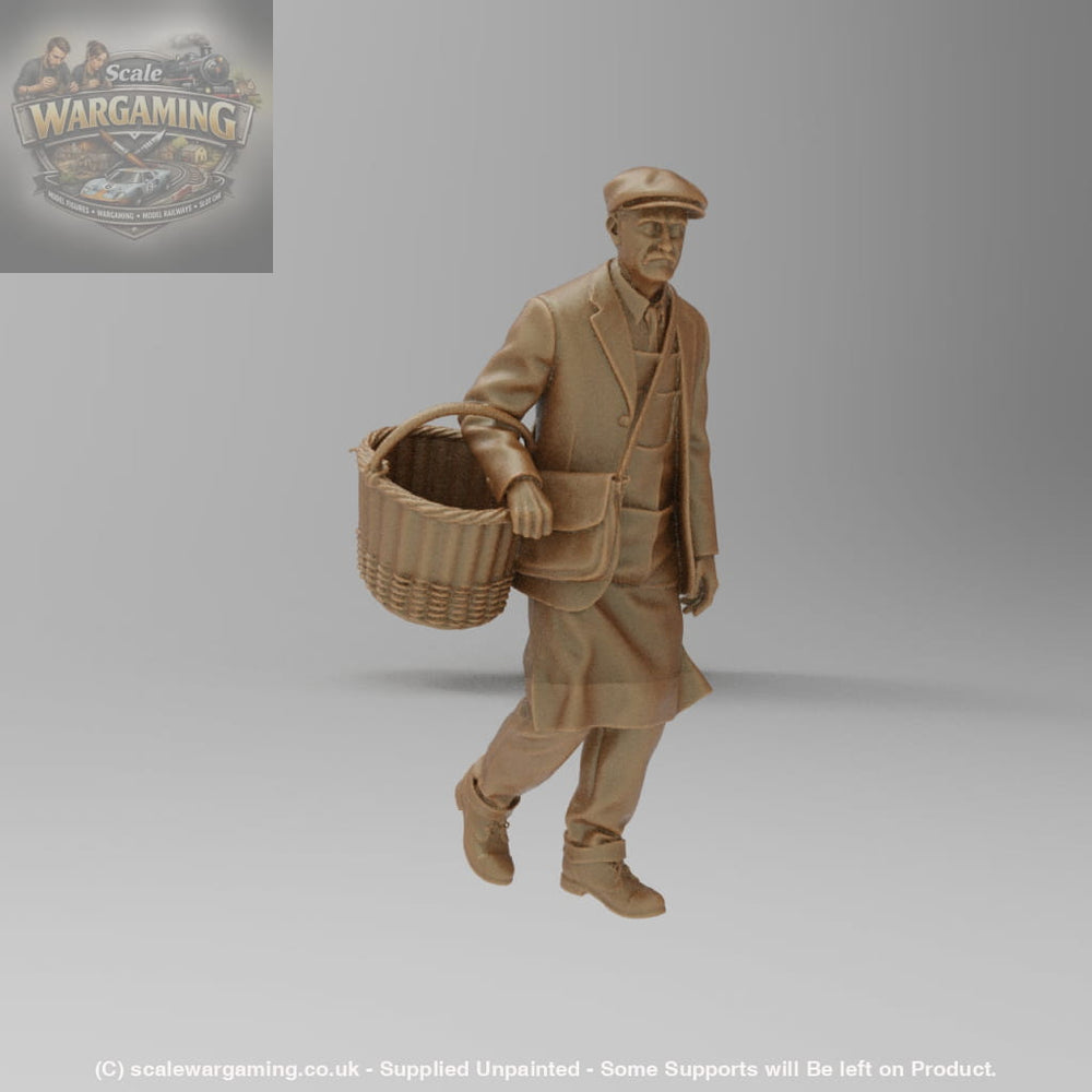 SW8213 Male Delivering With Basket - Figure