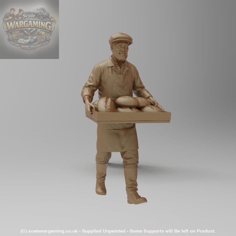 SW8215 Male Baker delivering Bread - Figure