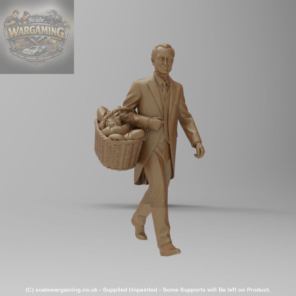 SW8219 Male Butler With Bread - Figure