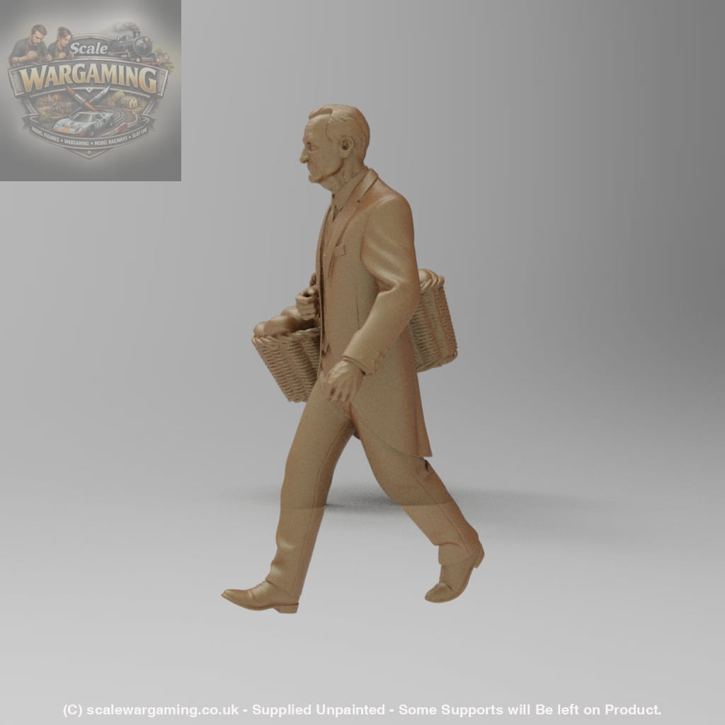 SW8219 Male Butler With Bread - Figure