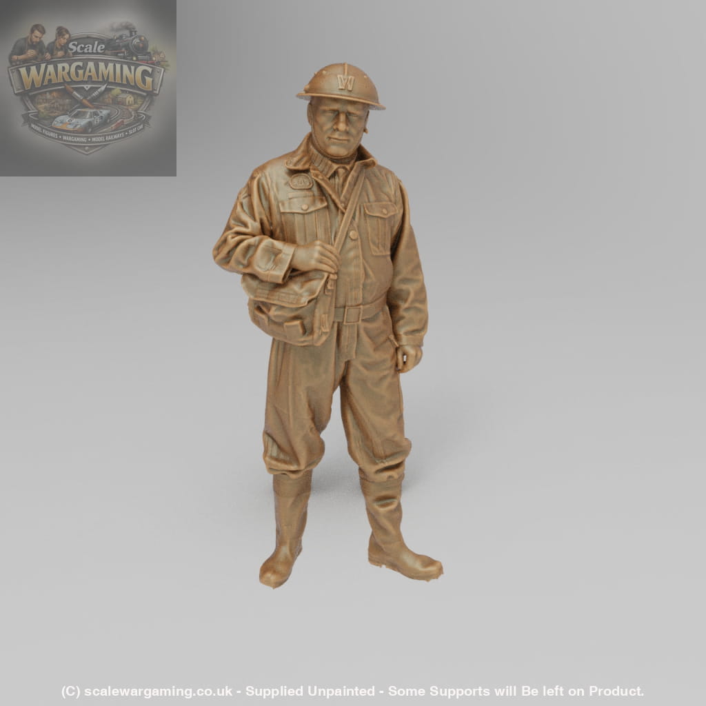 SW8222 WW2 ARP Warden With Bag - Figure