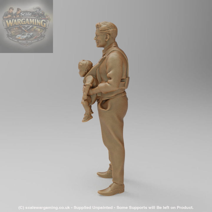 SW882 Father Carrying Baby - Figure