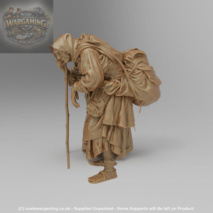 SW9000 Medieval Wandering Old Lady - Figure