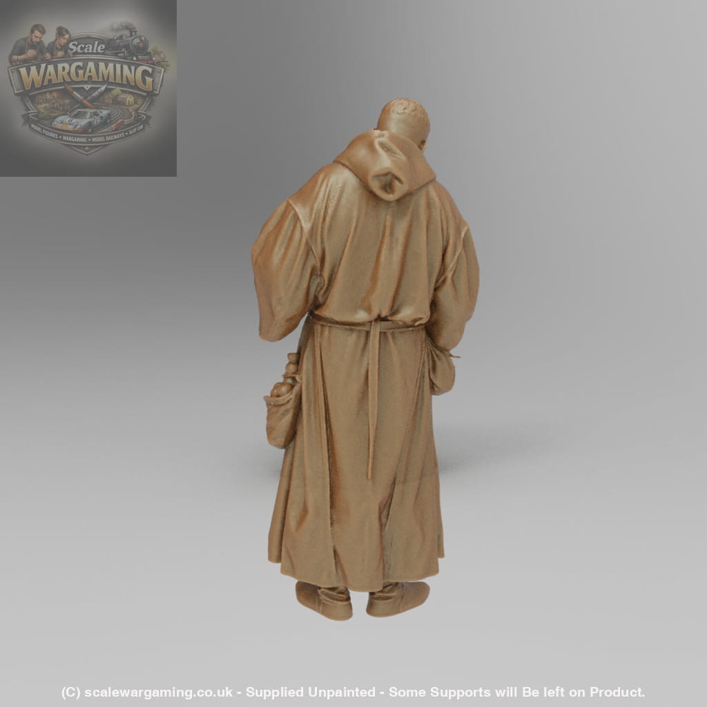 SW9001 Medieval Pilgrim with food Basket - Figure
