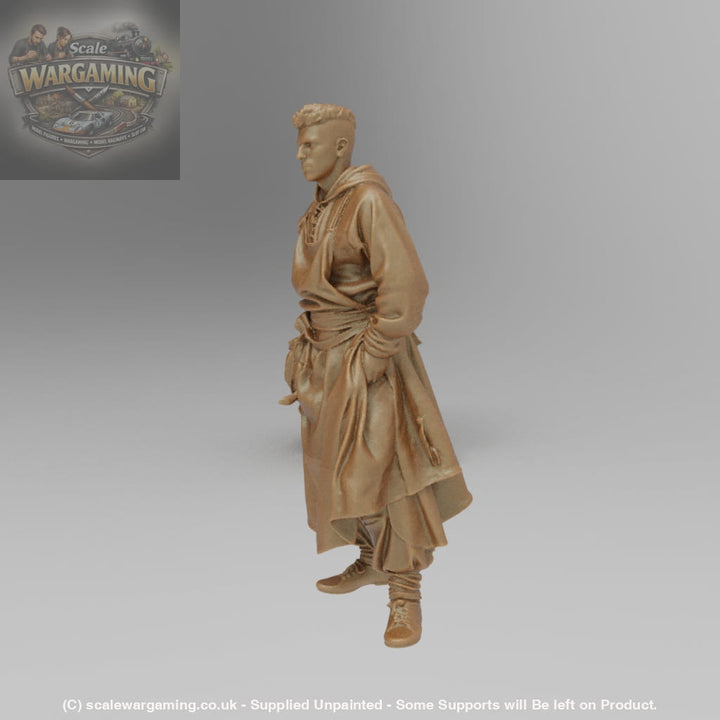 SW9002 Medieval Male with leather Apron - Figure