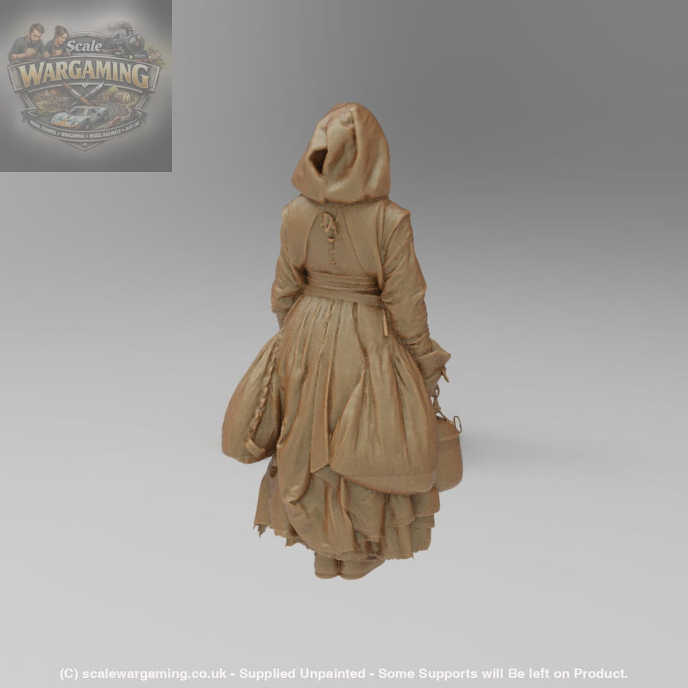 SW9014 Medieval Farm Girl With Pot - Figure