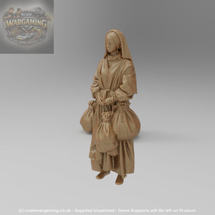 SW9015 Medieval Burdened Maid - Figure