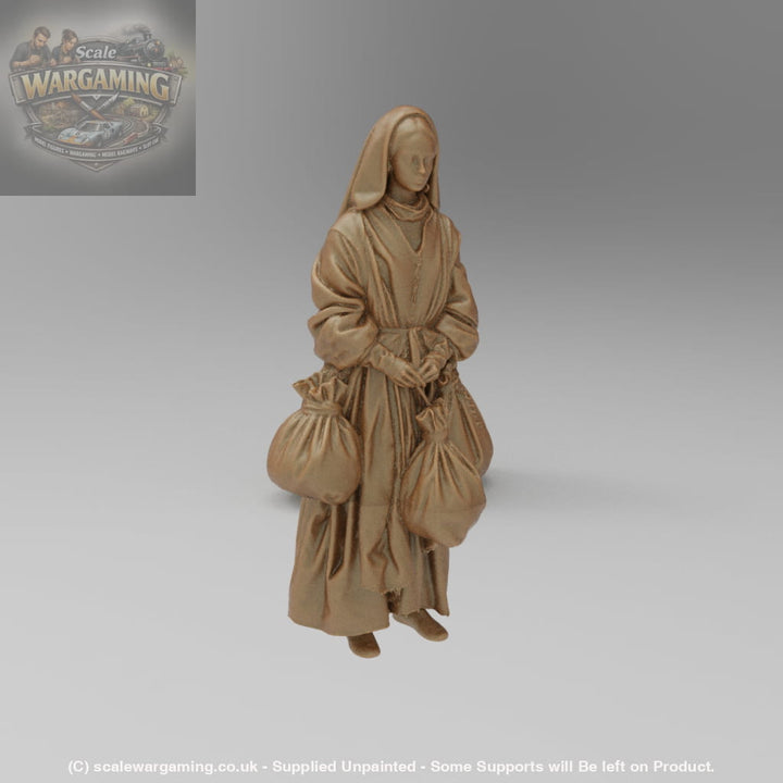 SW9015 Medieval Burdened Maid - Figure