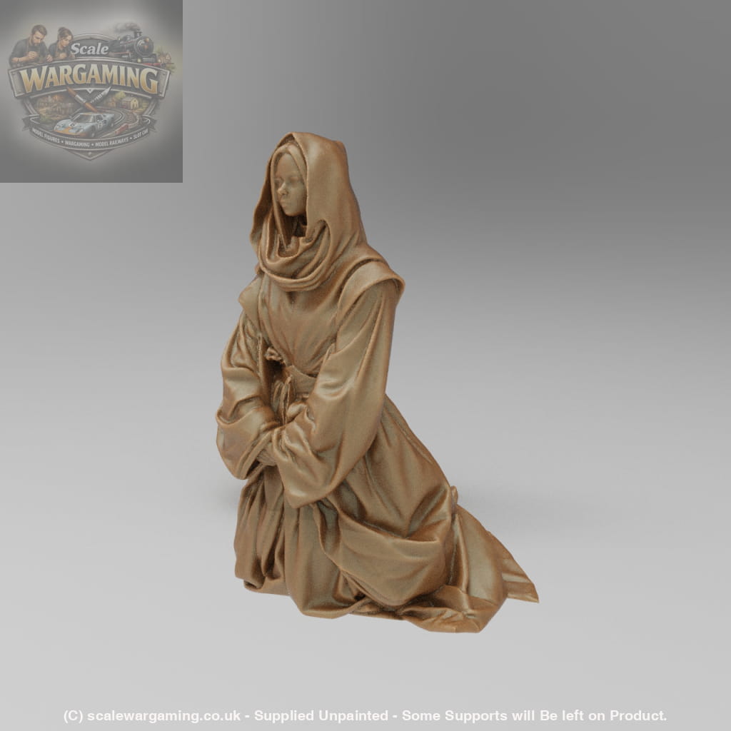 SW9016 Medieval Nun Praying - Figure