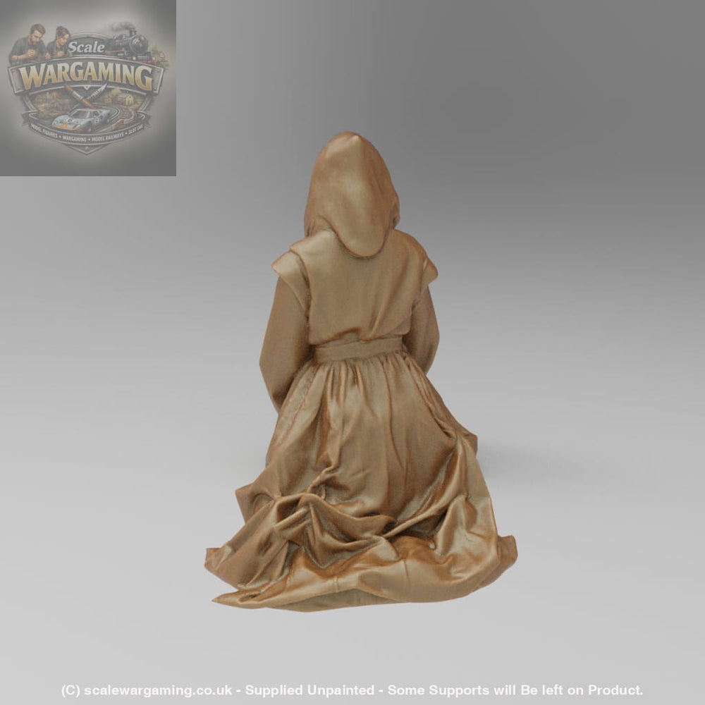 SW9016 Medieval Nun Praying - Figure