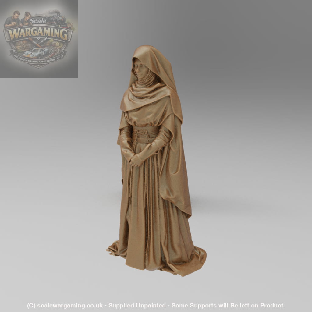 SW9017 Medieval Lady In Church - Figure